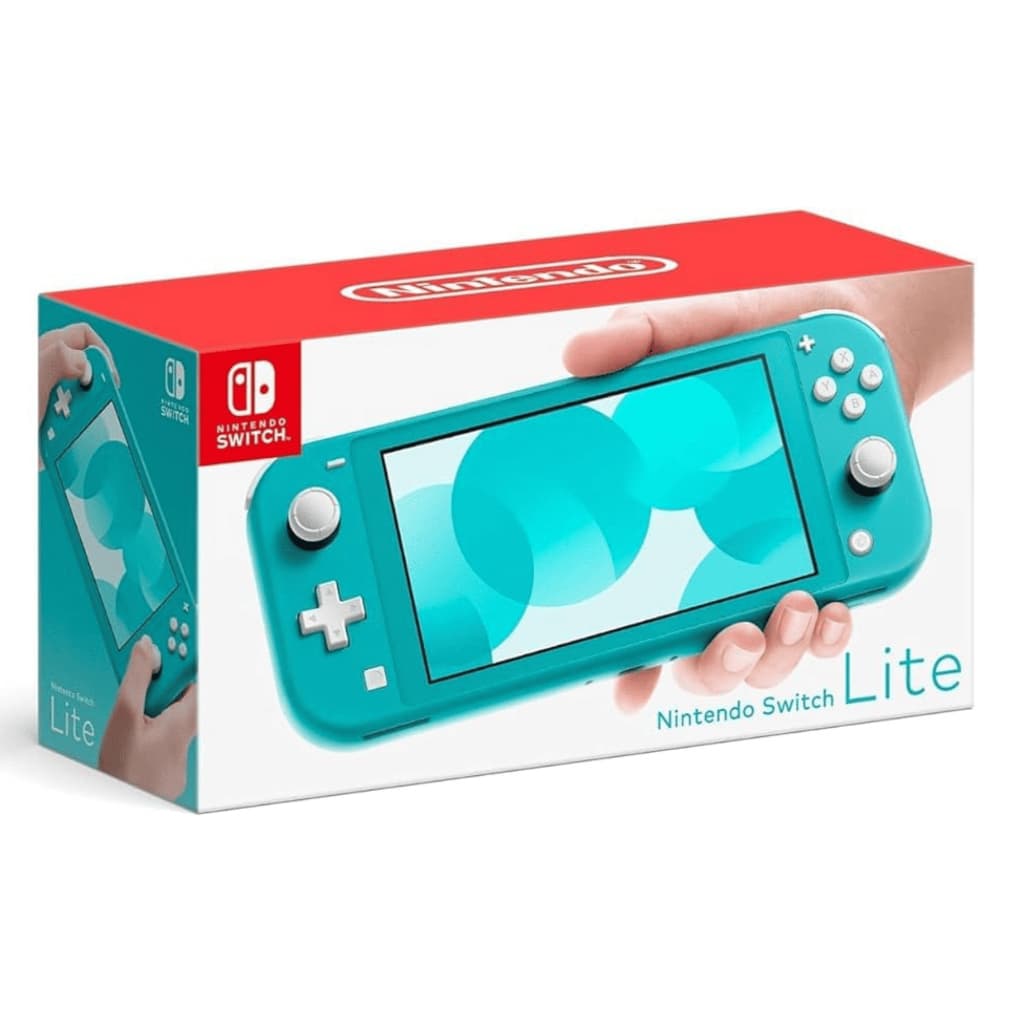 Nintendo Switch Lite Turquesa DESBLOQUEADO 128gb com TINFOIL