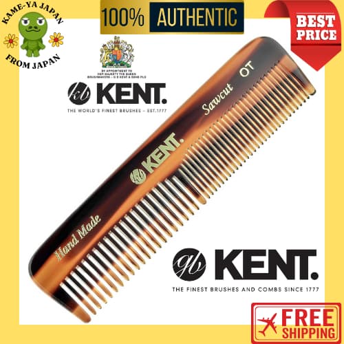 GB KENT Pente de Bolso OT 112mm Clássico 2 em 1 (Fino & Grosso) Portátil