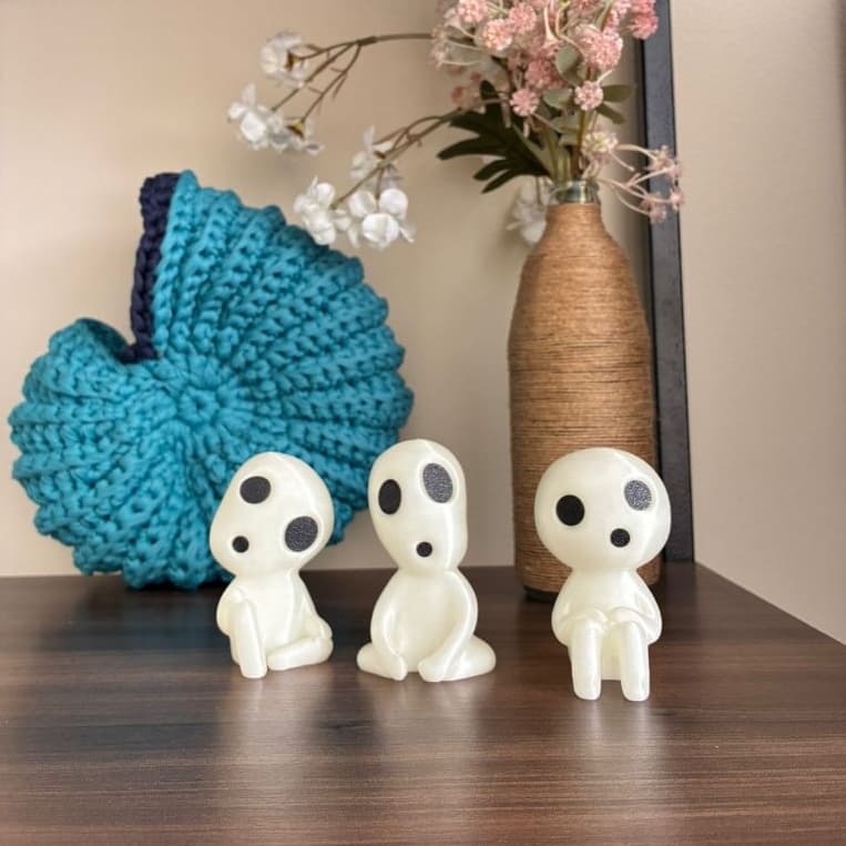 Kodama Studio Ghibli Espíritos Decoração