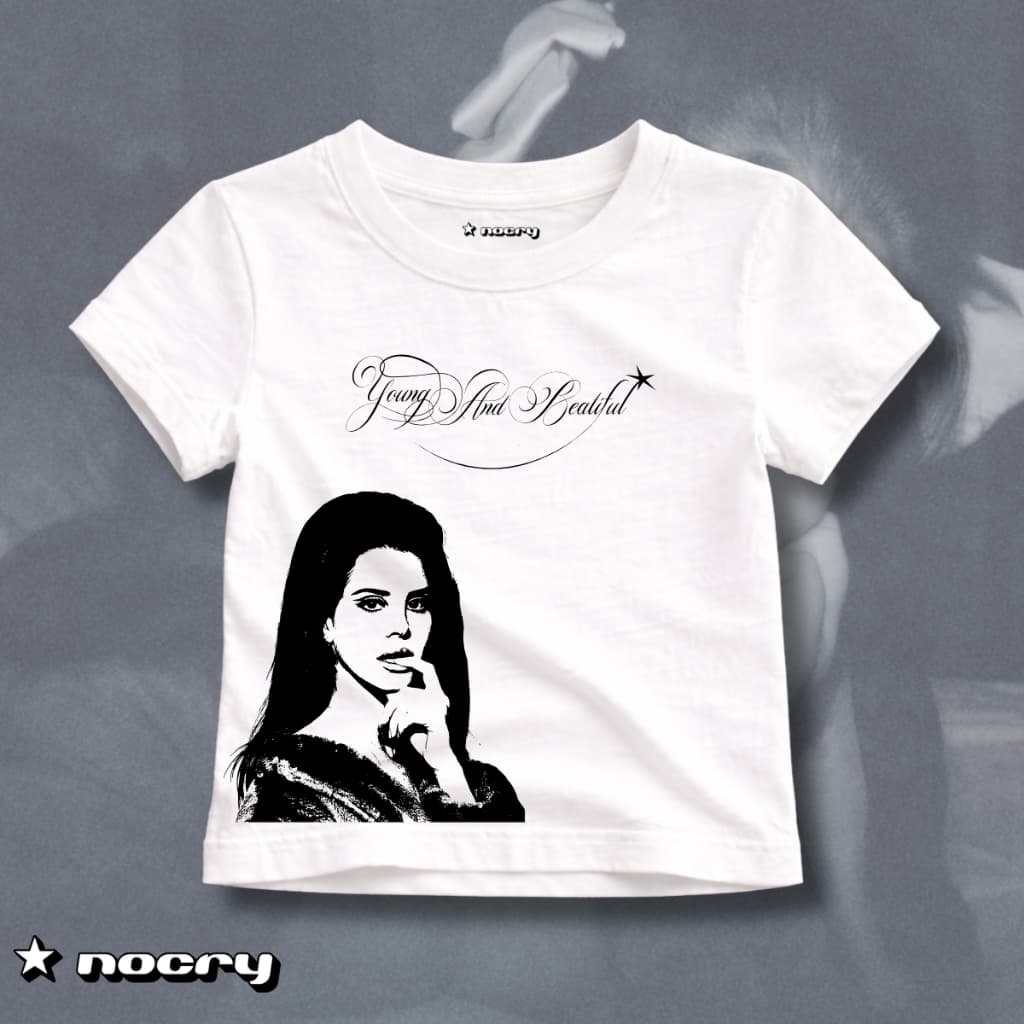 Baby Tee Justa – Lana Del Rey "Born To Die" Aesthetic | Y2K Indie-Sleaze Archive