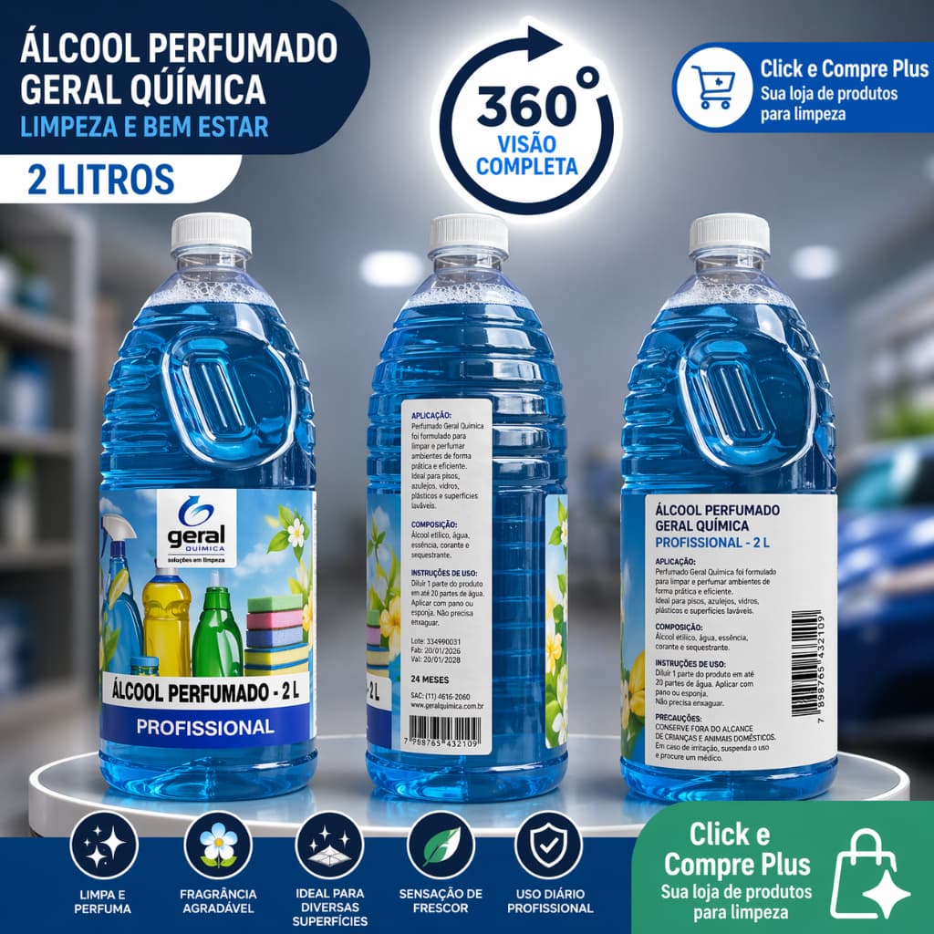 Álcool Perfumado - 2L PROFISSIONAL Geral Química