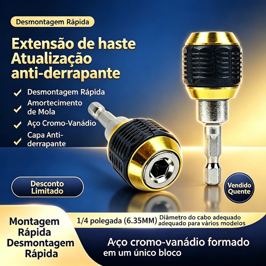 1PCS Acoplamento Rápido 24/60mm Broca Hexagonal Liberação Rápida Acessórios Ferramentas de Potência Adaptadores
