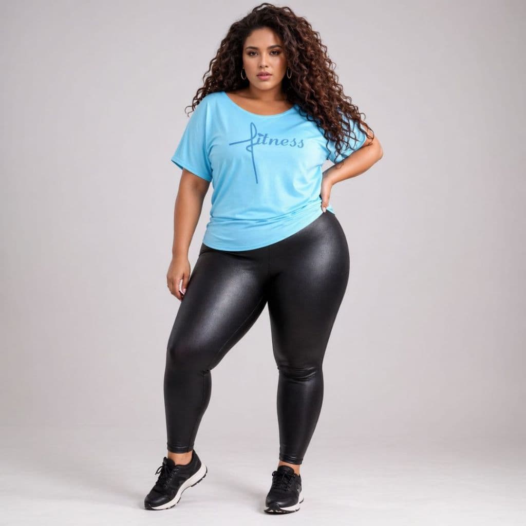 Camiseta Plus Size Feminina Dry Fit Furadinha Academia Treino