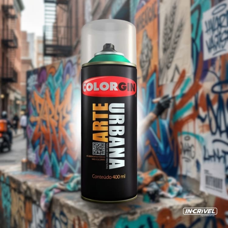 Tinta Spray Fosca Arte Urbana Colorgin - Todas as cores