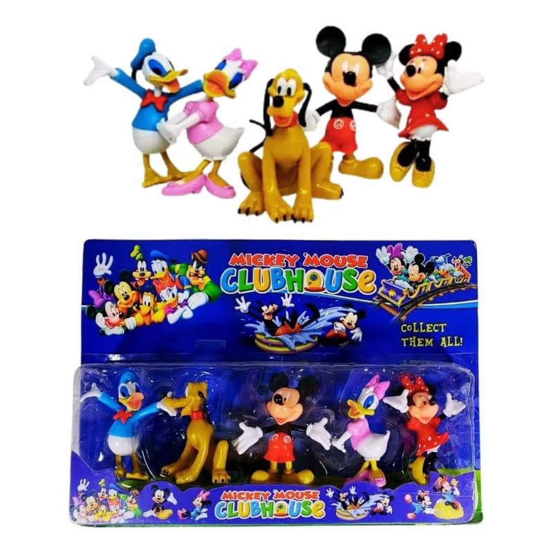 Bonecos  Miniaturas Coleção turma do Mickey, Minnie, pluto, Donald e margarida mede 10 cm envio no mesmo dia brinquedo