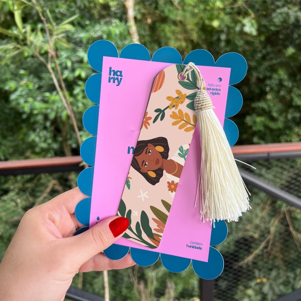 Marcador de Páginas - Mulheres | Premium com Tassel | Acabamento Aveludado