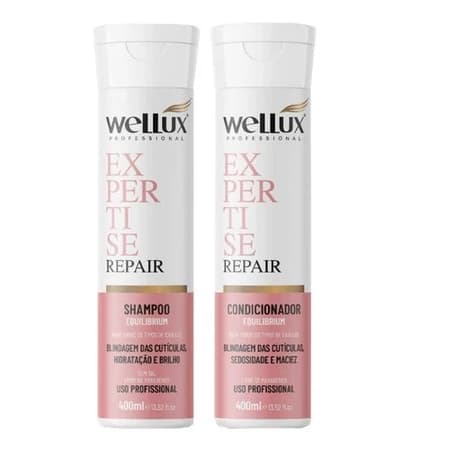 Kit Shampoo e Condicionador WELLUX