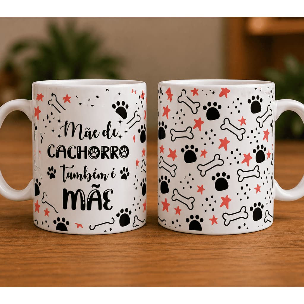 Caneca personalizada "Mãe de pet"