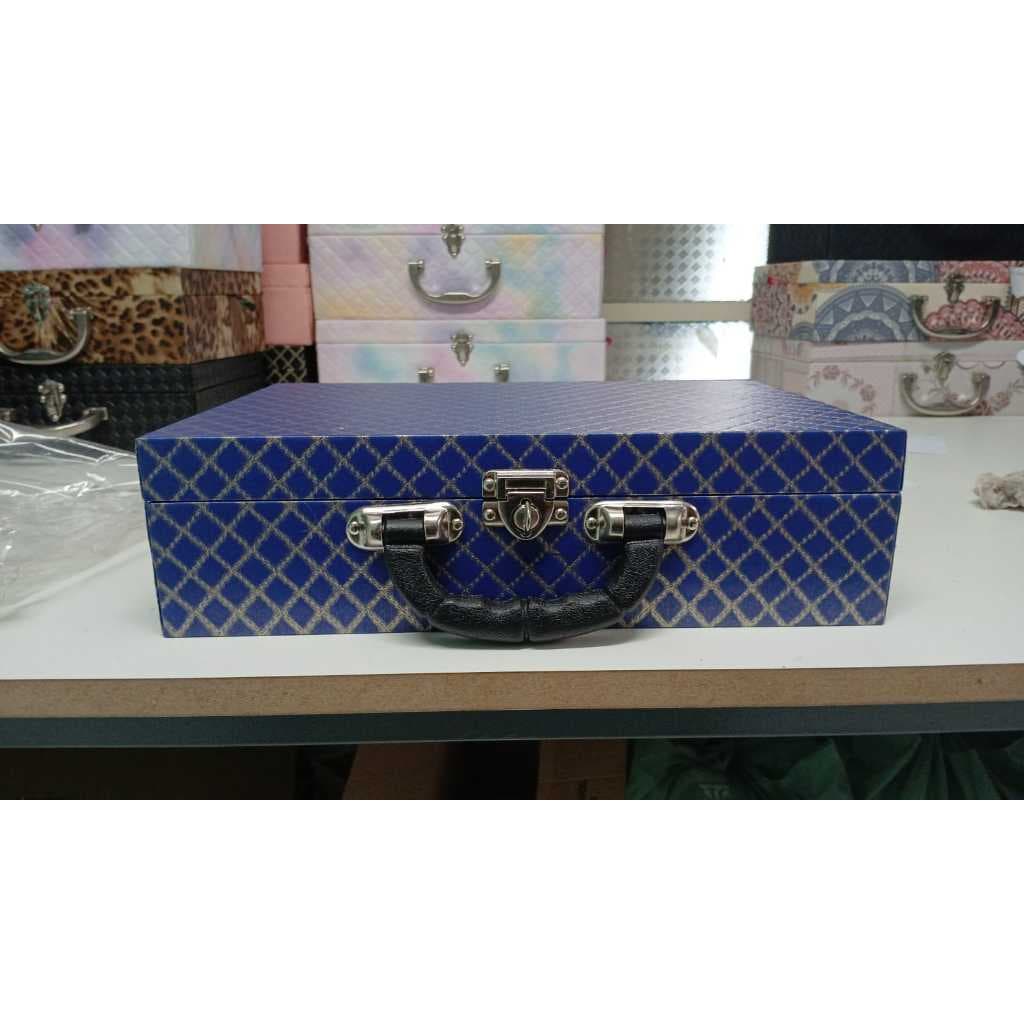 Maleta de luxo G Azul/Preto Presente Dia das Mães