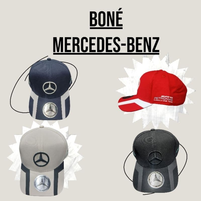 Boné Mercedes Benz Adulto Carro Corrida Bombeta Bune