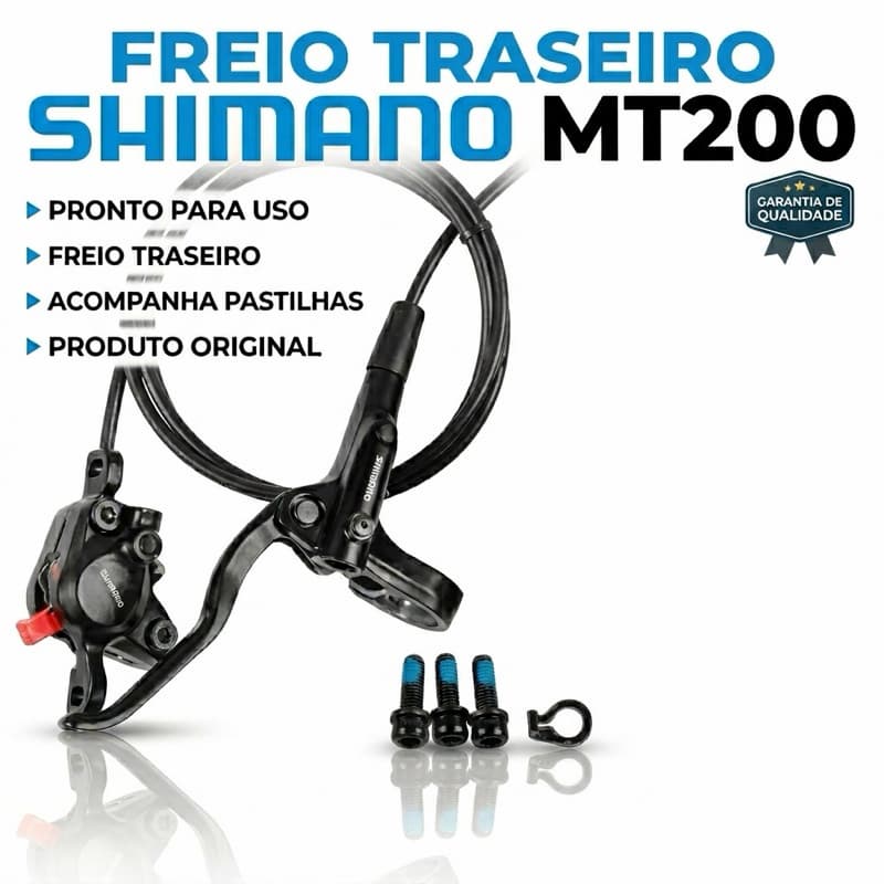 Freio Disco Hidraulico Traseiro Altus Bl-mt200/br-mt200 1700