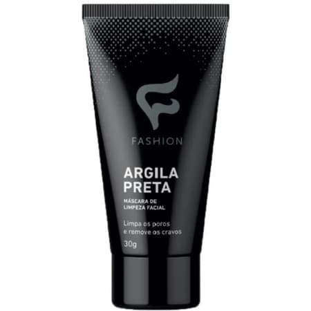 Argila Preta Máscara Limpeza Facial 30g - Fashion