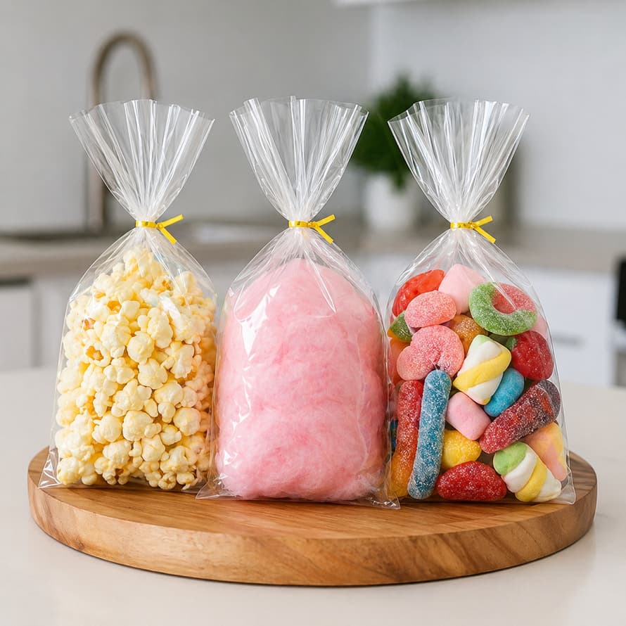 Saco Saquinho Plástico  15x30 Celofane Transparente para Presente Lembrancinhas Doces e Guloseimas