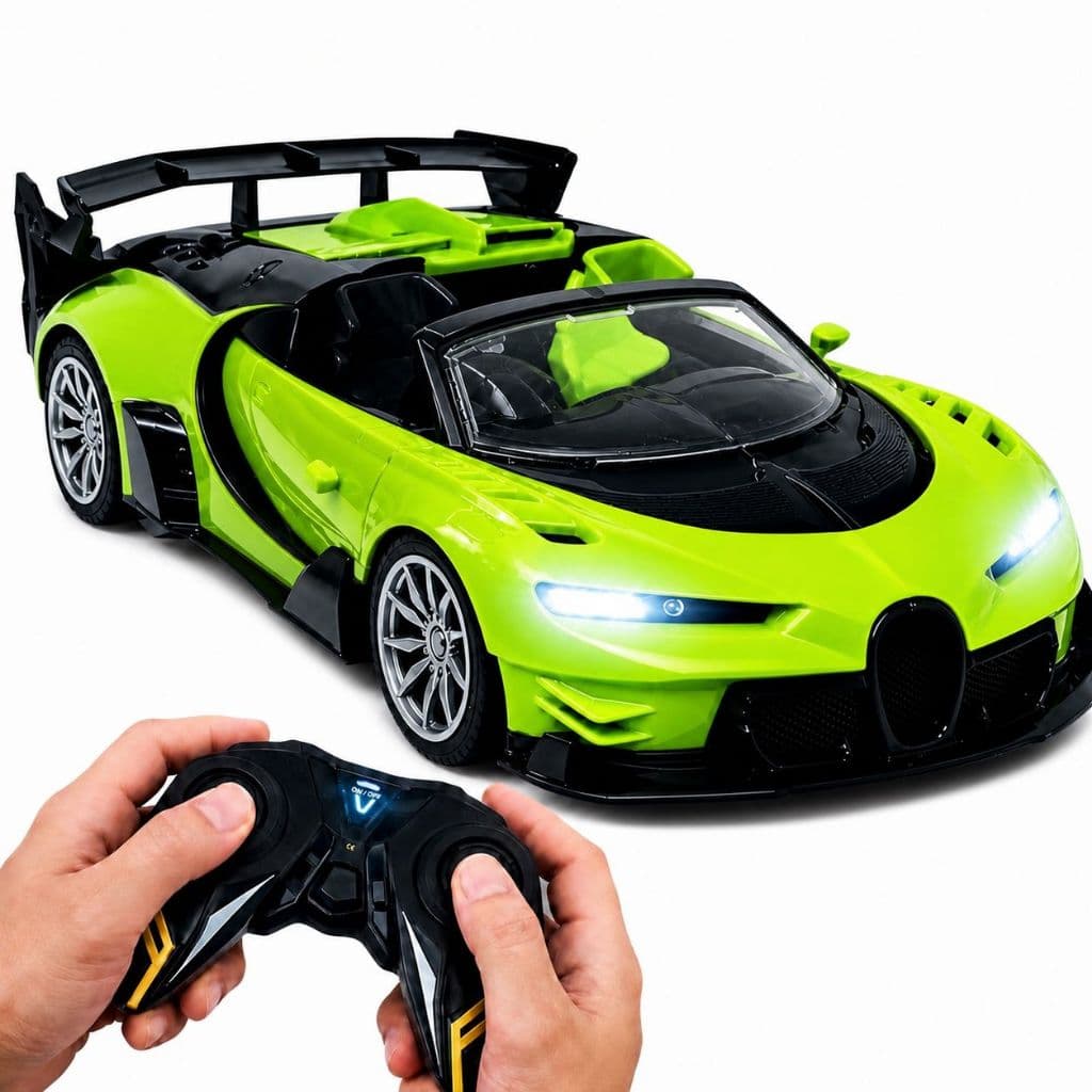 Carrinho de Controle Remoto Esportivo Competição Ferrari Lamborghini Bugati  Velocidade