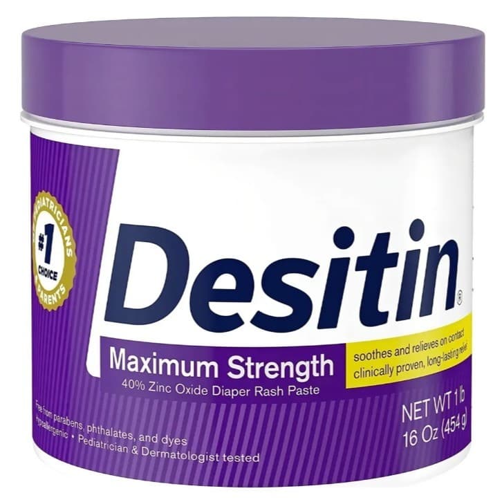 Desitin Pomada Contra Assaduras 454g | Óxido de Zinco | Proteção da Pele do Bebê Original