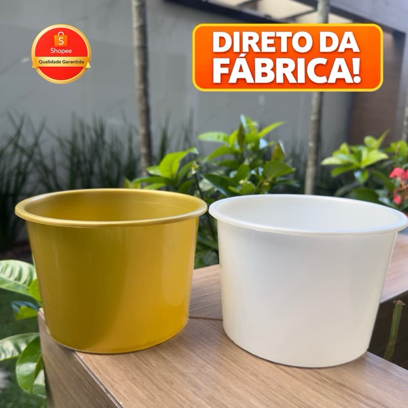 Kit 6 Baldes de Pipoca 1,5L Plástico | Festa Lembrancinha
