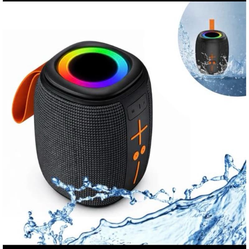 Caixa de Som Portátil com Conexão Bluetooth e Iluminação RGB