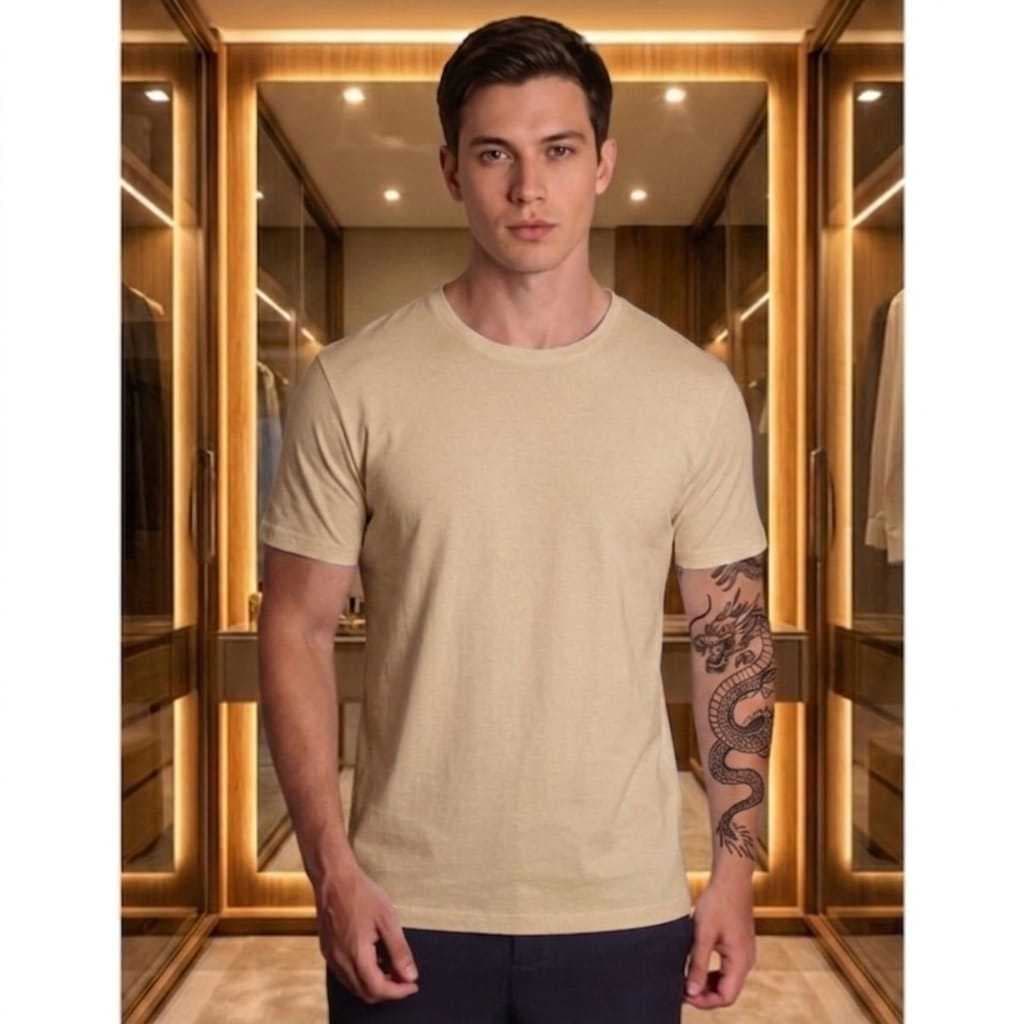 ​Camiseta Premium Minimalista Algodão 30.1 - Várias Cores