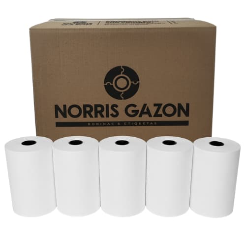 05  Bobinas Térmica 80mm 80x40 Bobina Cupom Impressora Pdv