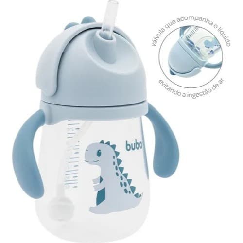 Copo de Transição Buba com Canudo Antivazamento 240ml