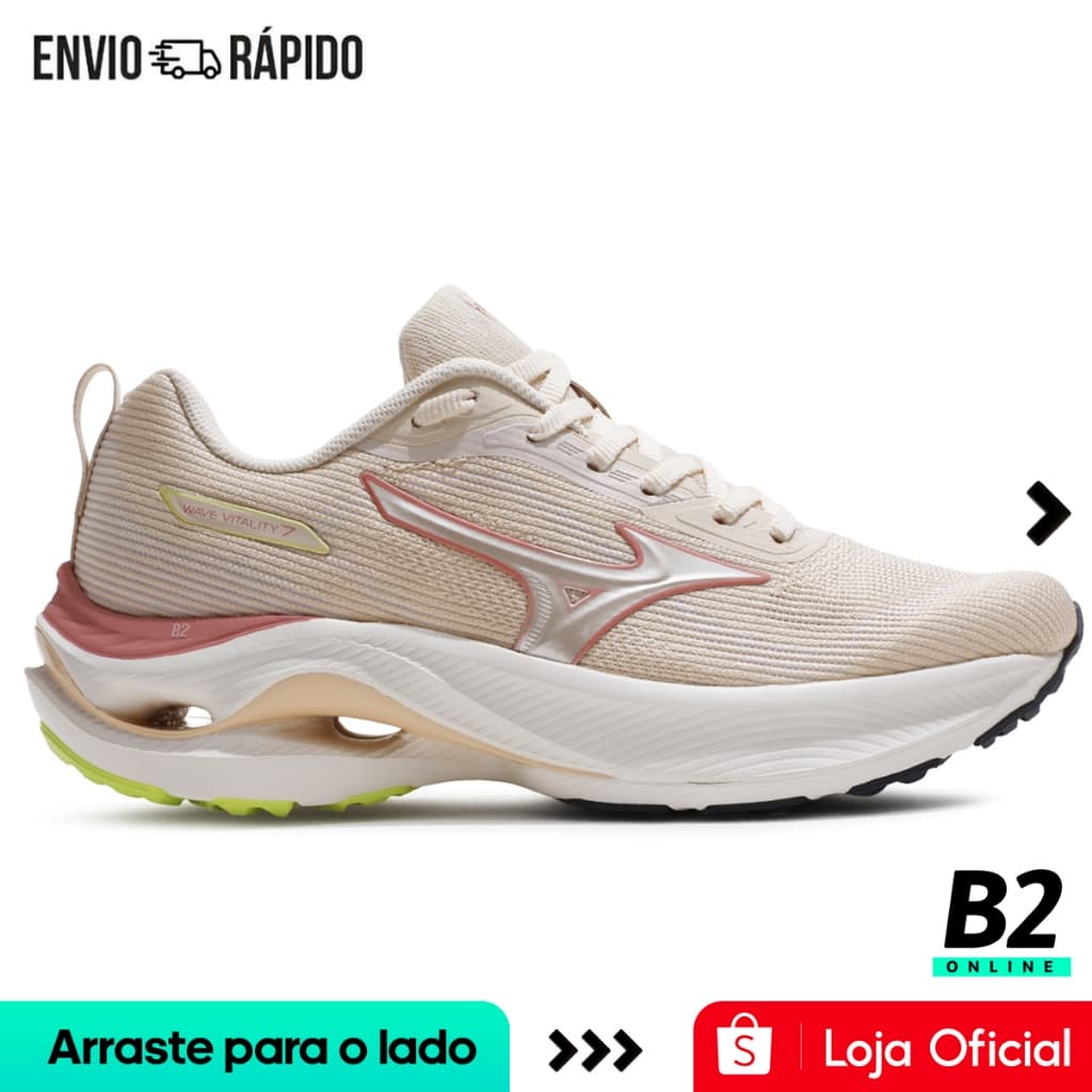 Tênis Mizuno Wave Vitality 7 Feminino Original com Nota Fiscal e Garantia