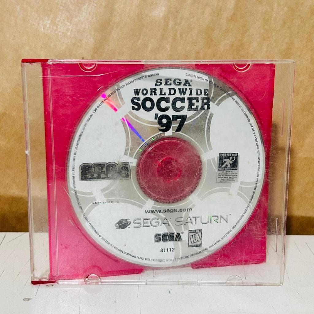Sega Worldwide Soccer 97 Mídia Física Seminovo Original Sega Saturno