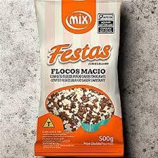 CONFEITO FLOCOS MACIO MESCLADO SABOR CHOCOLATE MIX 500G