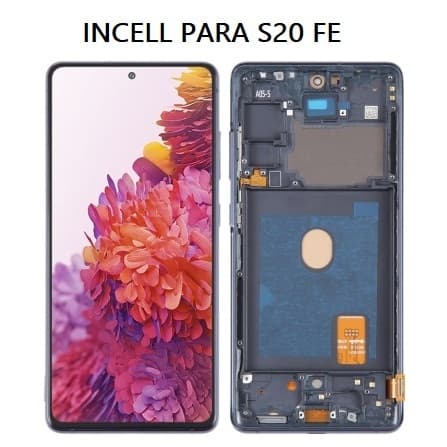 Display Frontal Tela lcd INCELL Para Galaxy S20 FE - FRONTAL COM ARO INCELL