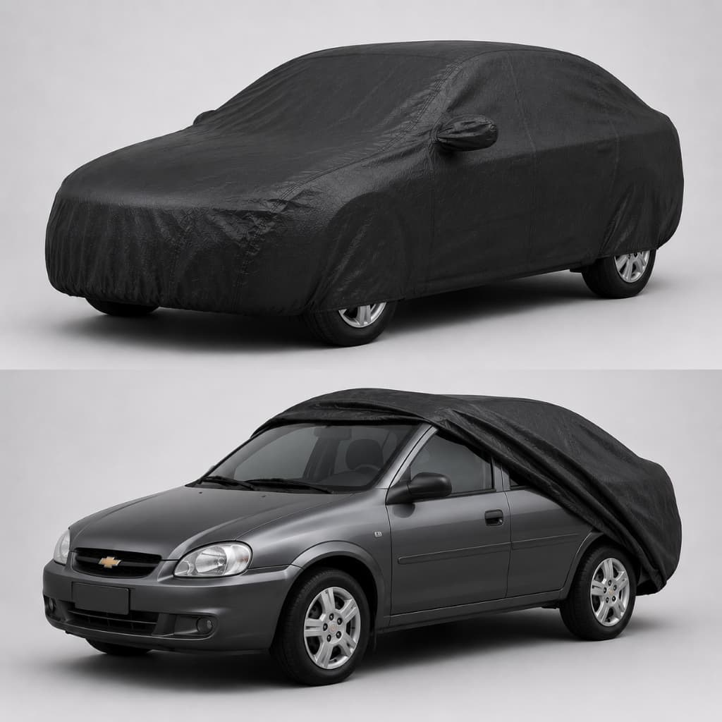 Capa Para Cobrir Carro Universal Impermeável Proteção Sol Chuva Poeira