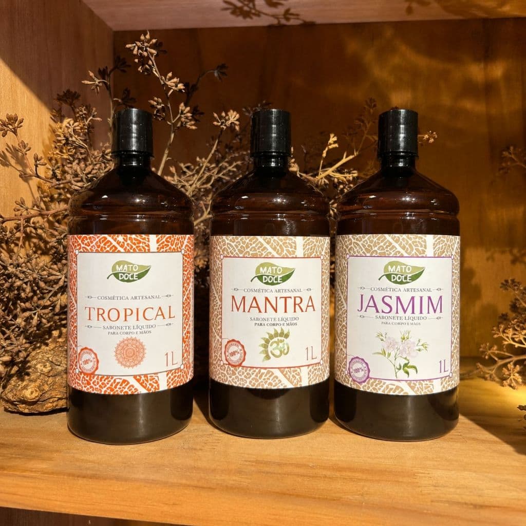 Sabonete Liquido Artesanal Gourmet Mato Doce 1 Litro