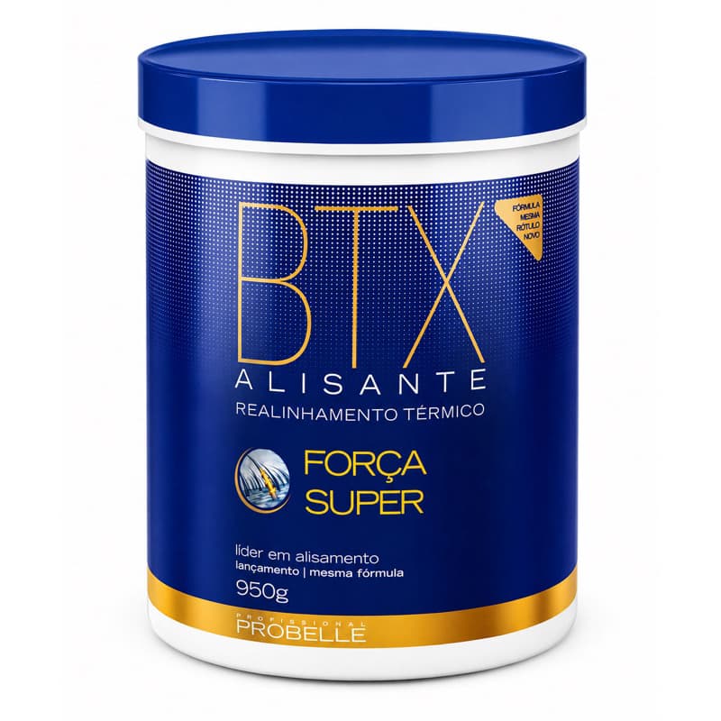 Botox Força Super  Capilar 950g- PROBELLE - Alisamento Definitivo, Sem Formol, Brilho Excepcional