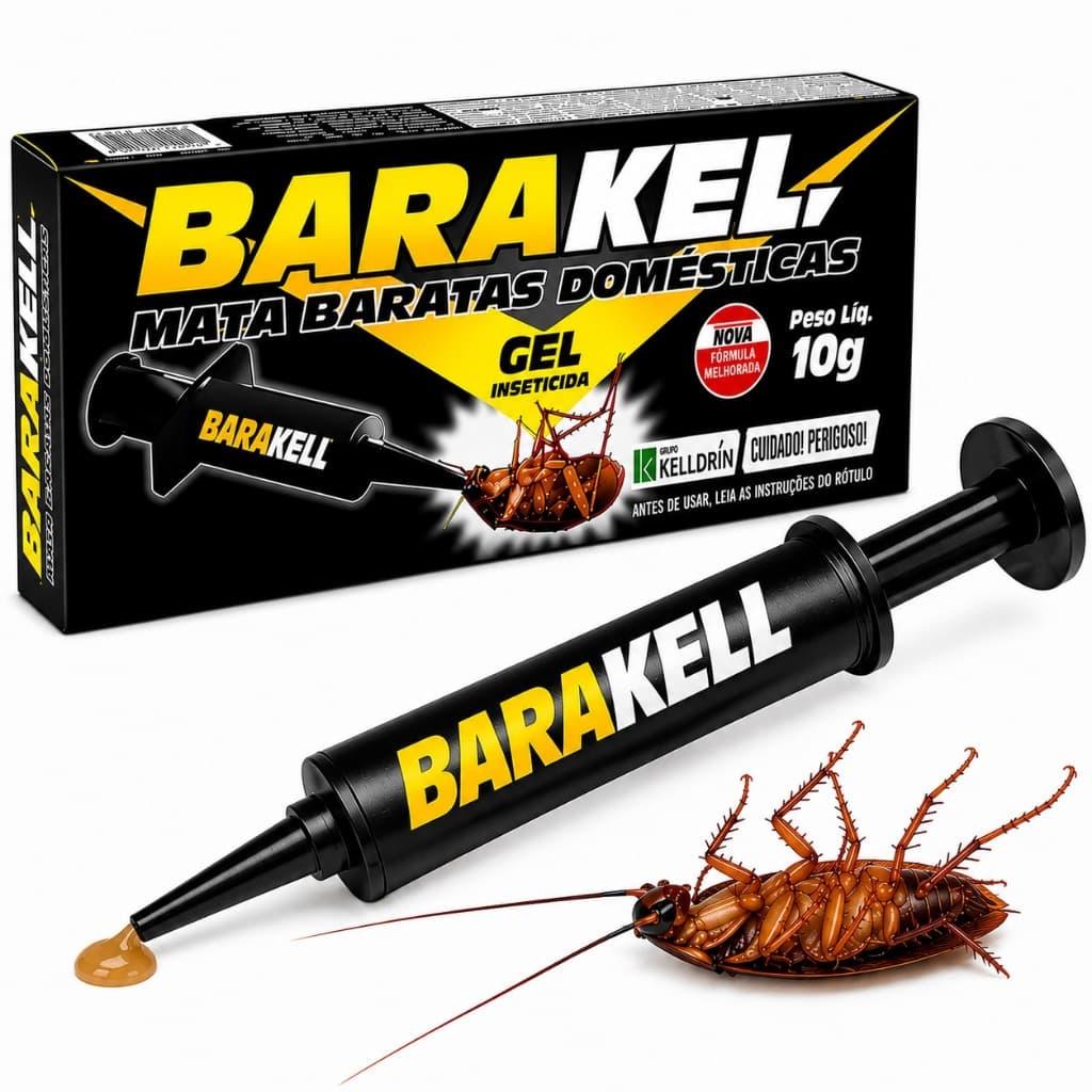 Gel Veneno Para Barata Poderoso Remédio Barata Francesinha Inseticida Barakell 10g Promoção