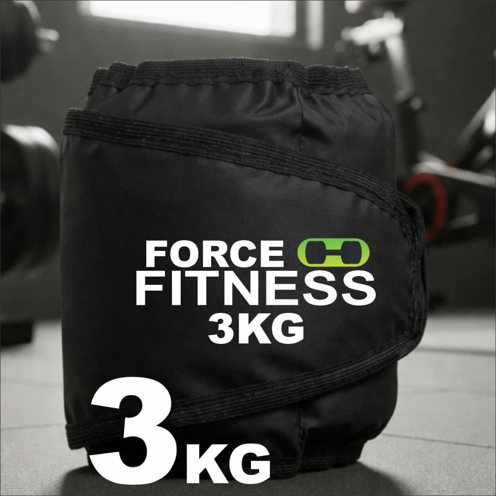 Par Caneleira Tornozeleira de Peso 3kg Forcefitness