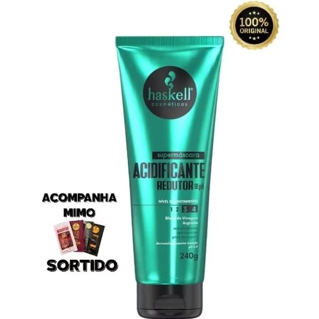 Supermáscara acidificante Redutor de pH 240g Haskell
