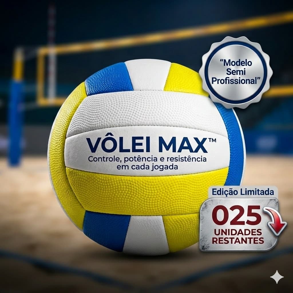 Bola Volei Semi Profissional Treino Competicao Alta Durabilidade Leve Vôlei Max