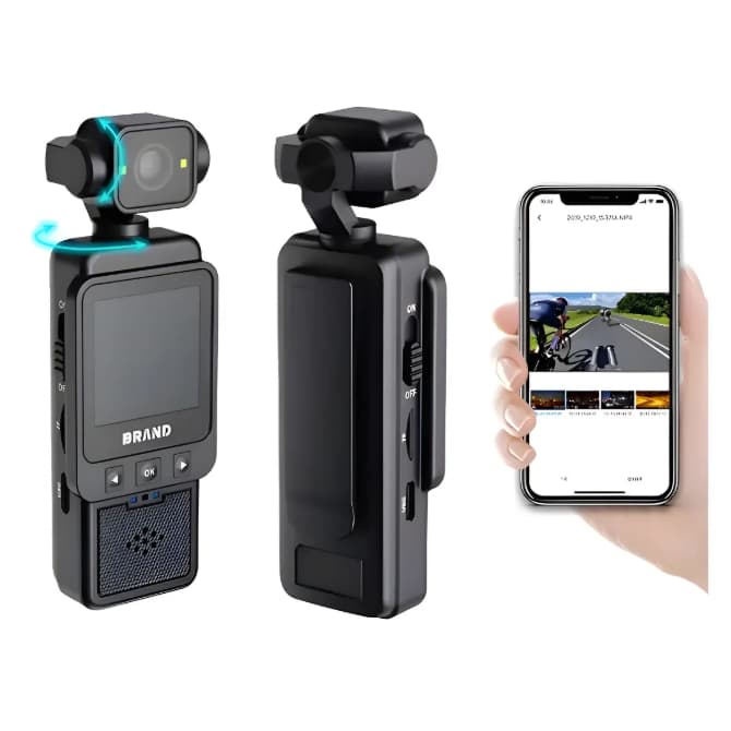 Câmera De Ação Wifi Portátil Mini Gravador De Video Esportivo 1080p
