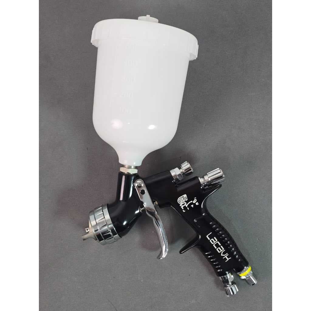 Pistola De Pintura Profissional Lacavk Gti Pro Te20 Bico 1.3mm  HVLP Gravidade 600ml