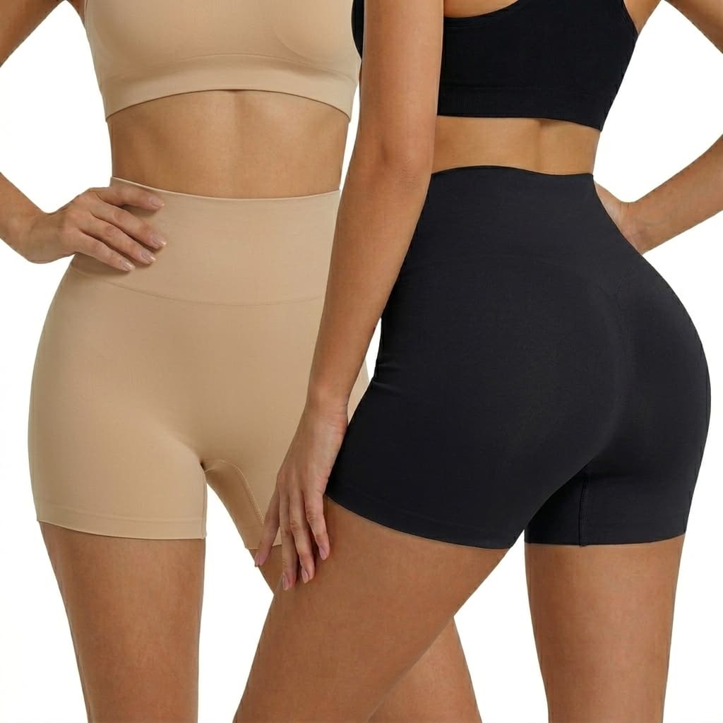 Calcinha Shorts Sem Costura Segunda Pele Boxer Modeladora Levanta Bumbum Anágua Alta Bundex Bermuda Calçola Vestido