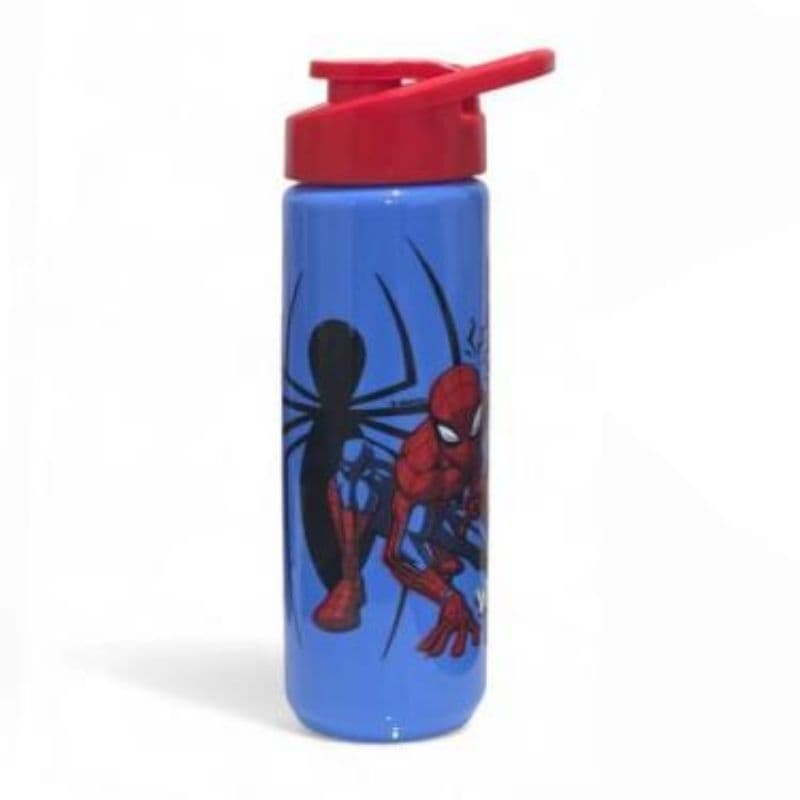 Garrafa Squeeze Homem Aranha 700ml Infantil Escolar Tampa Anti Vazamento Plástico Resistente