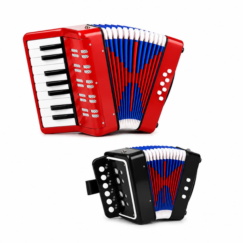 Acordeon Sanfona Gaita Infantil 8 baixos acordeão musical