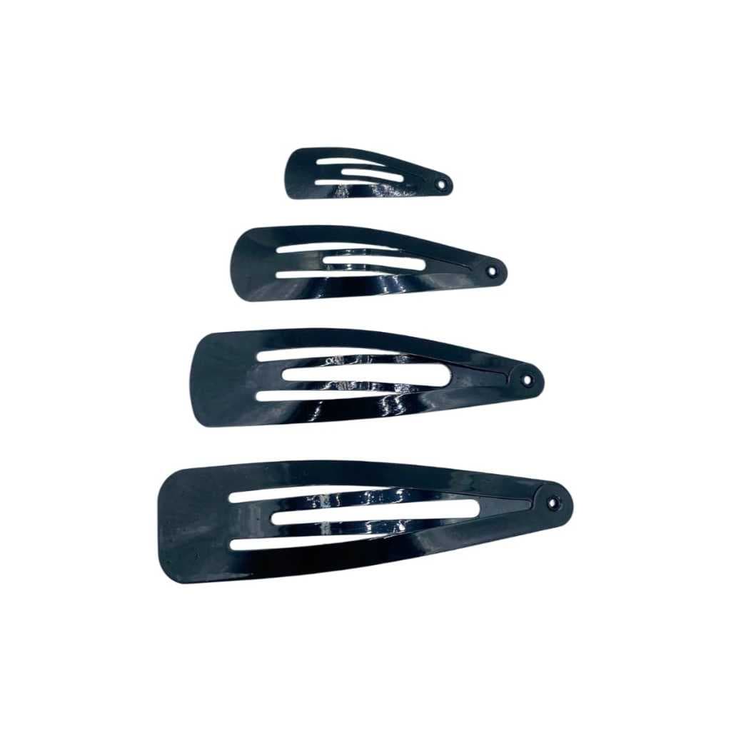 Presilha de Cabelo Tic Tac Metal Liso Penteado Acessório Feminino Adulto Básico Kit 144 Peças