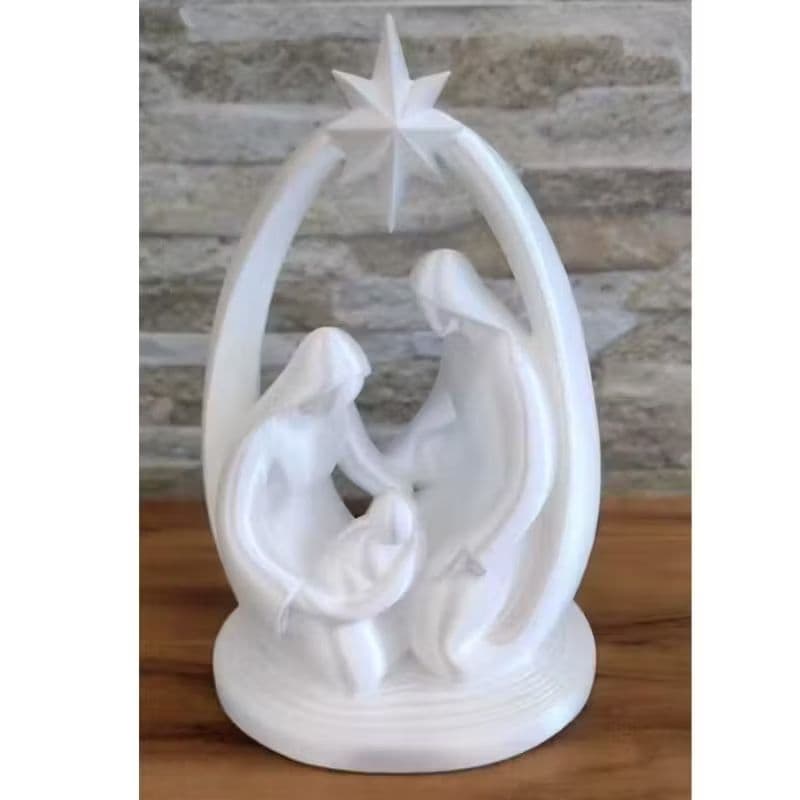 Sagrada Família Decorativa | Imagem Religiosa para Decoração e Presente