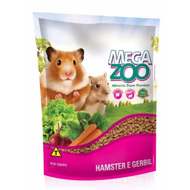 MEGAZOO EXTRUSADA HAMSTER E GERBIL - 300 GR