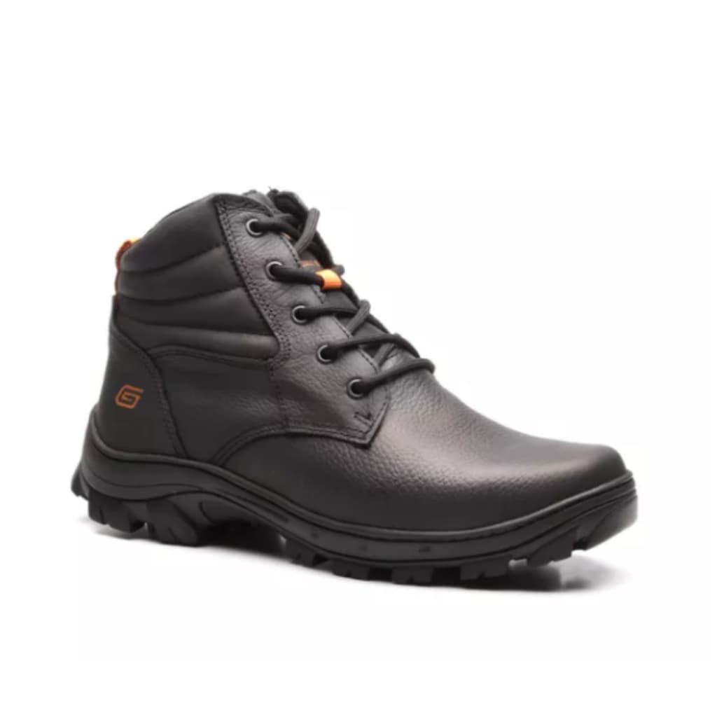 Bota Segurança EPI CA Gogowear 100% Couro ref Tork Preta