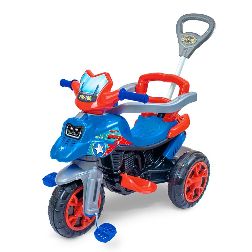 Triciclo Infantil Maral Moto Trail America Passeio E Pedal