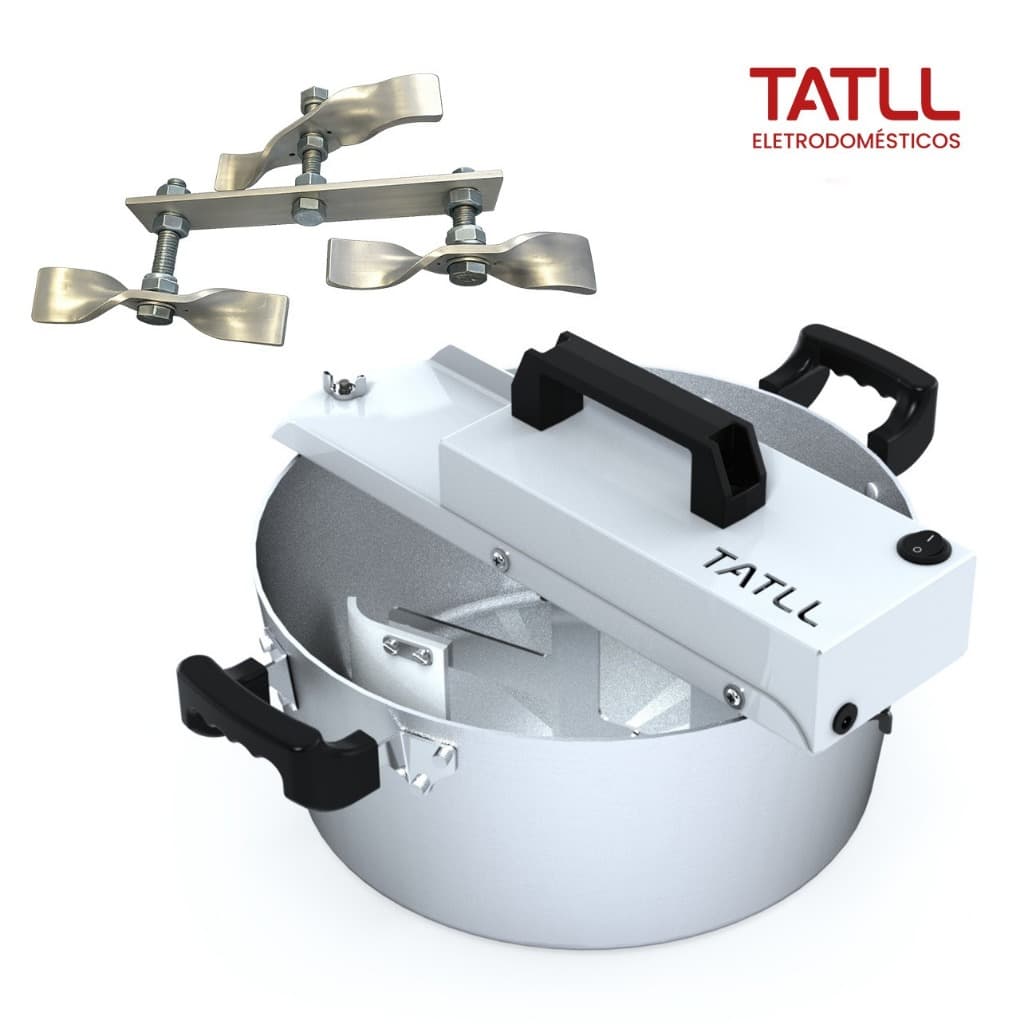 Panela Mexedora TATLL 8 Litros - Bivolt Automático - Para Doces Cremosos e Massas de Salgados Fritos