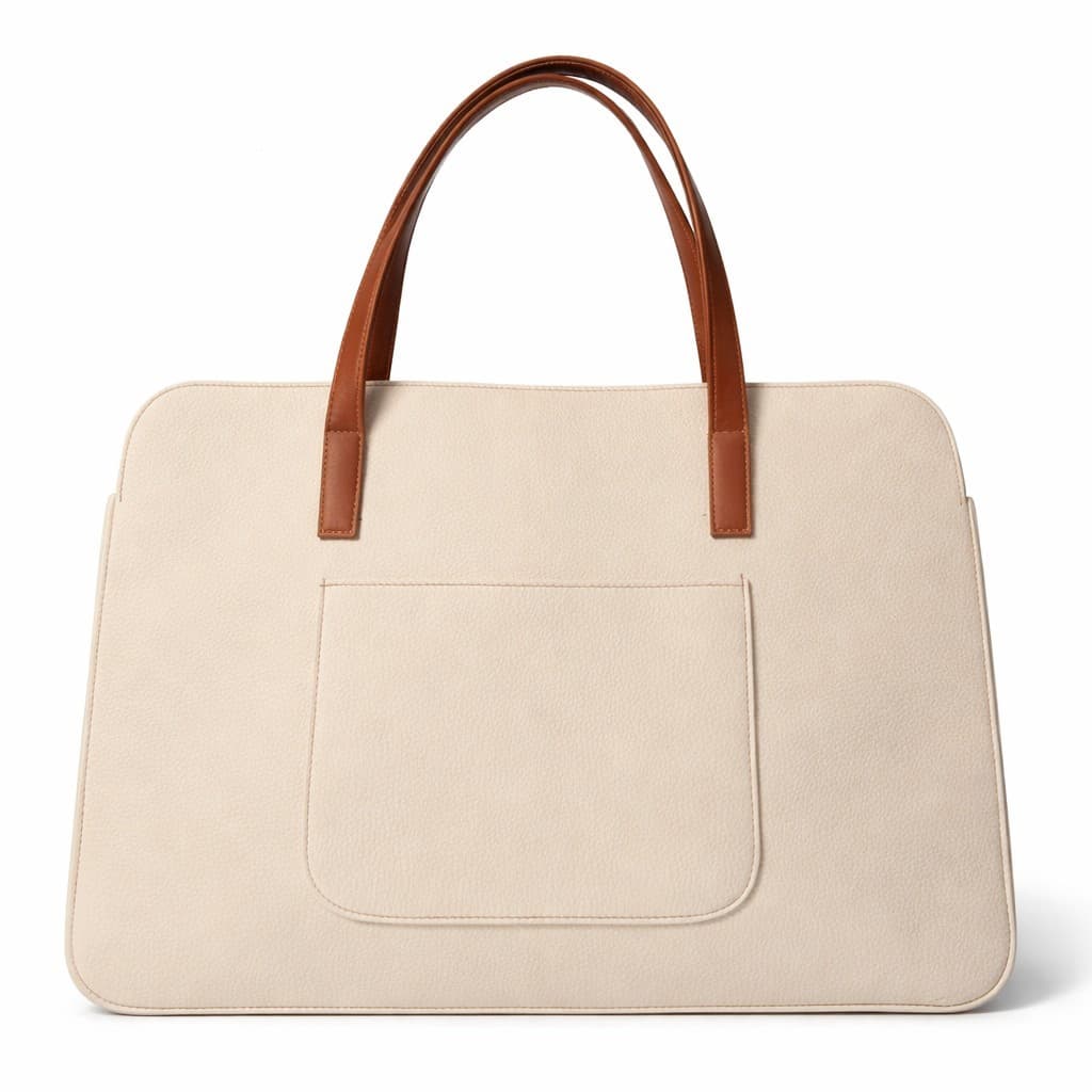 Bolsa Saco para Notebook Feminina 42cm Executiva Elegante Couro Sintético Premium