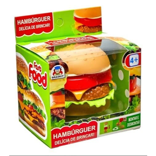 Brinquedo De Montar Fast Food Hamburguer