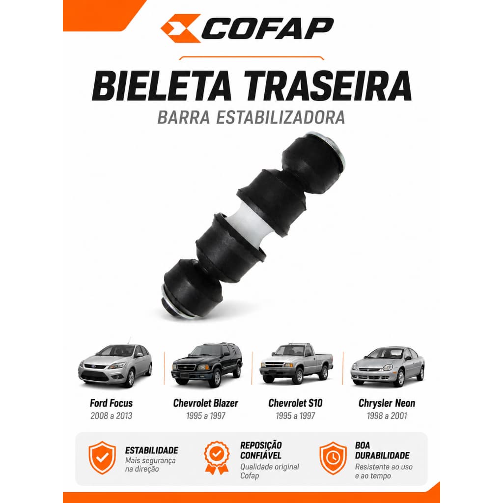 Bieleta Barra Estabilizadora Cofap Focus Blazer S10