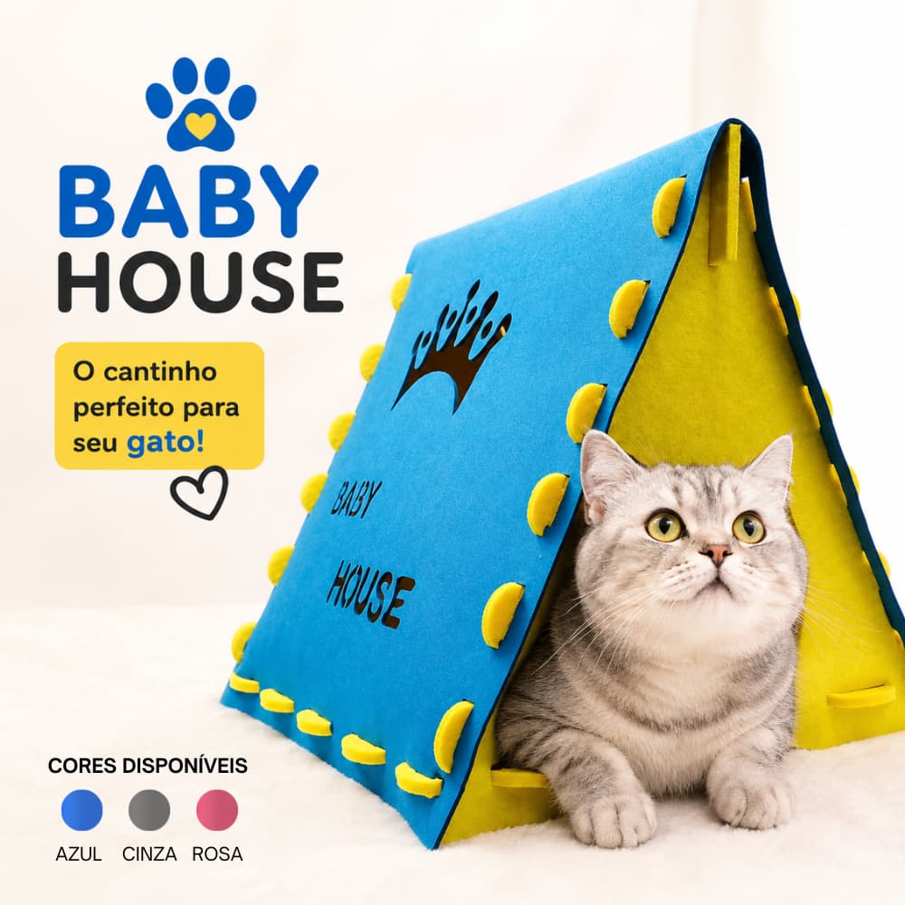 Cama Toca Gato Tenda Pet Super Conforto Premium Casinha Dobrável Macio